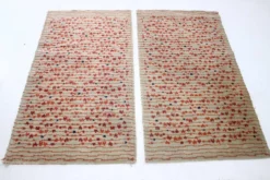 Paire de tapis / moquettes abstraits modernistes, années 1960