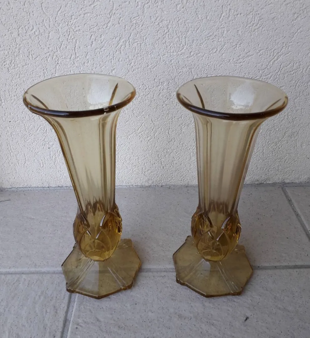 Paire de vases Art Déco