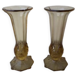 Paire de vases Art Déco