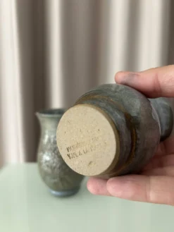 Paire de vases en céramique belge – Faits à la main