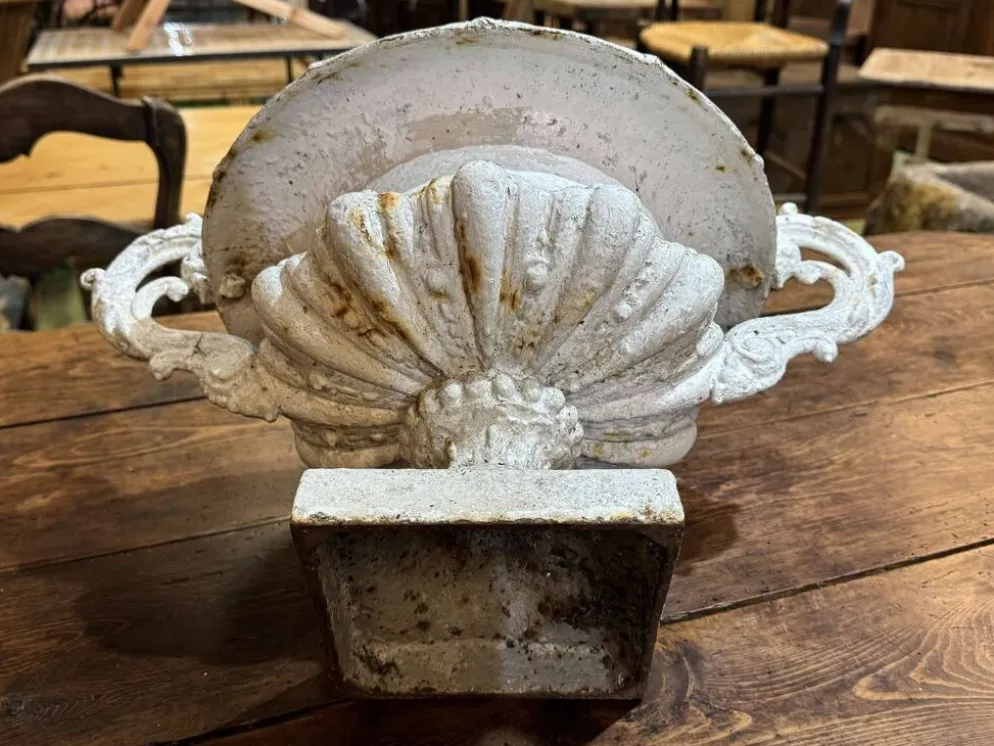 Paire de vases médicis en fonte XIXème