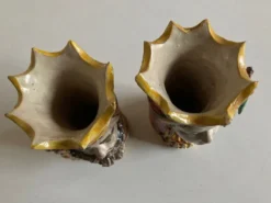 Paire de vases têtes di Moro Caltagirone design italien Sicile