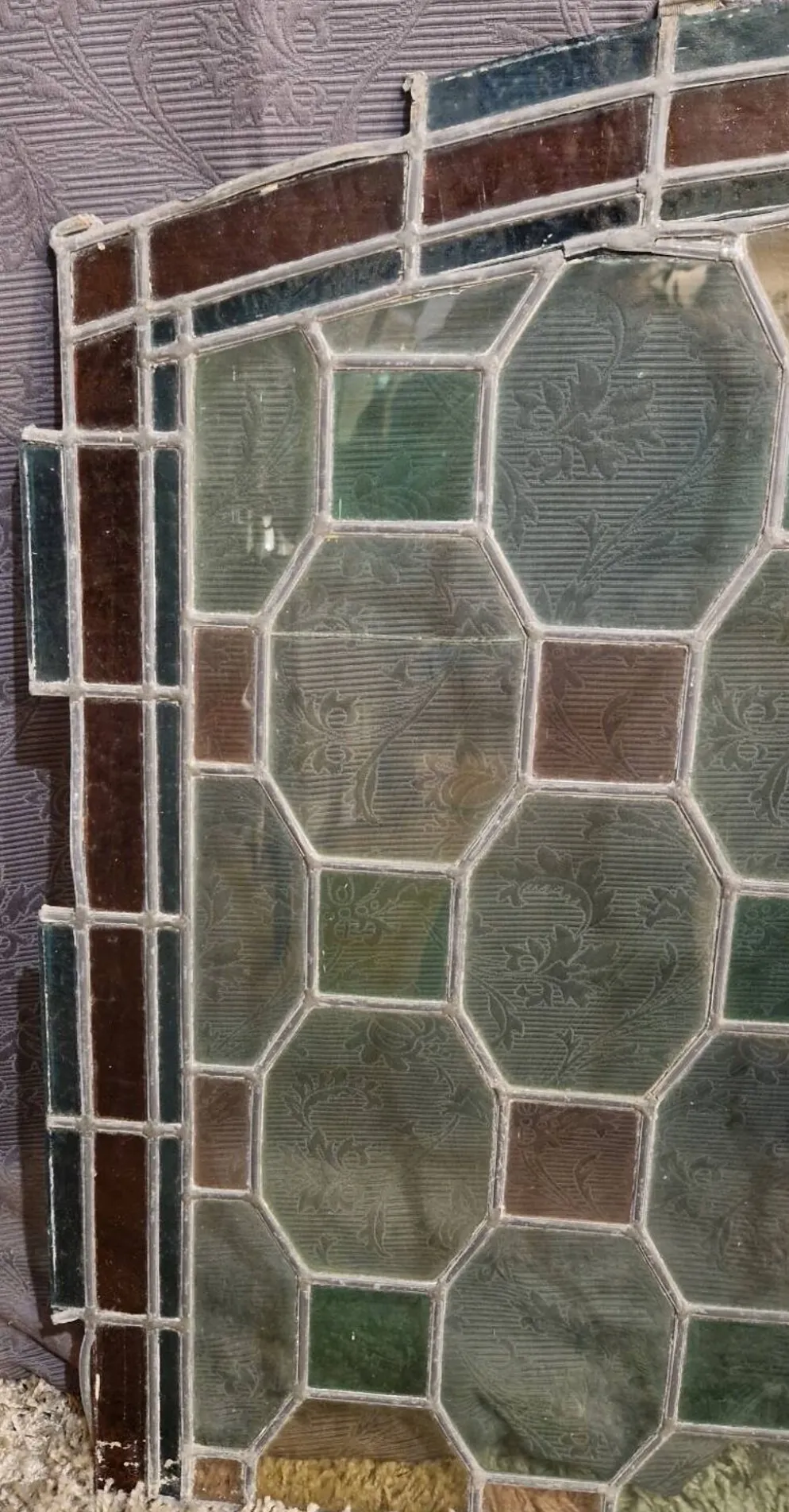 Paire de vitraux