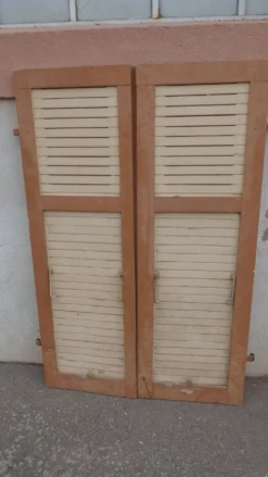 Paire de volets vintage