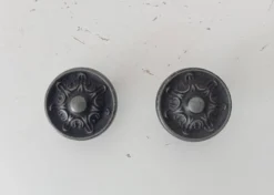 Paire poignée de style victorien en aluminium massif