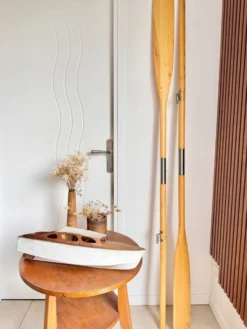 Paires de pagaies en bois