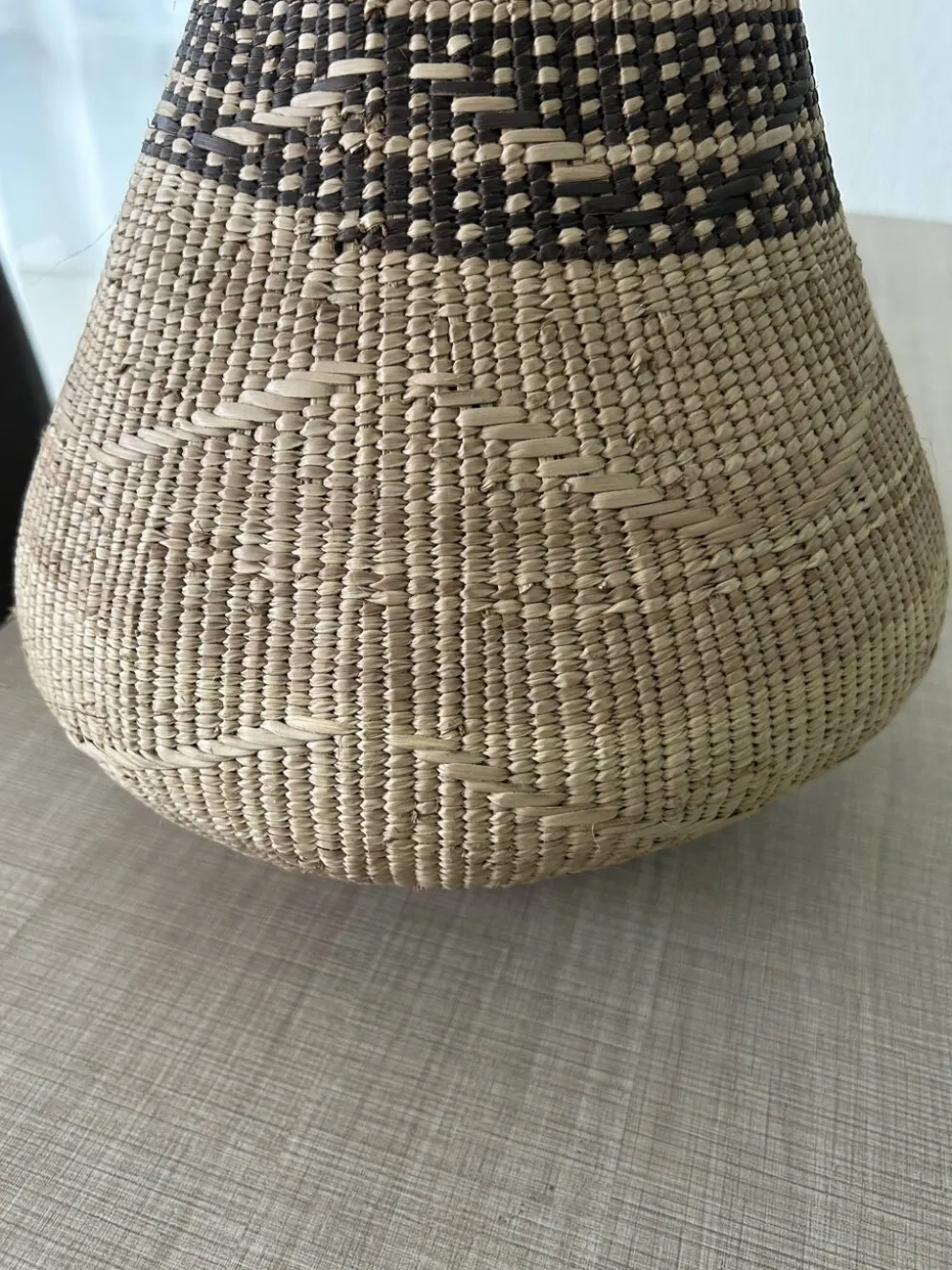 Panier Africain Binga (Tonga) tissé à la main