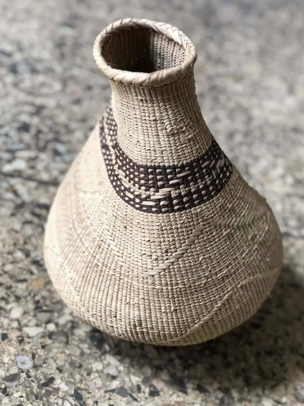 Panier Africain Binga (Tonga) tissé à la main