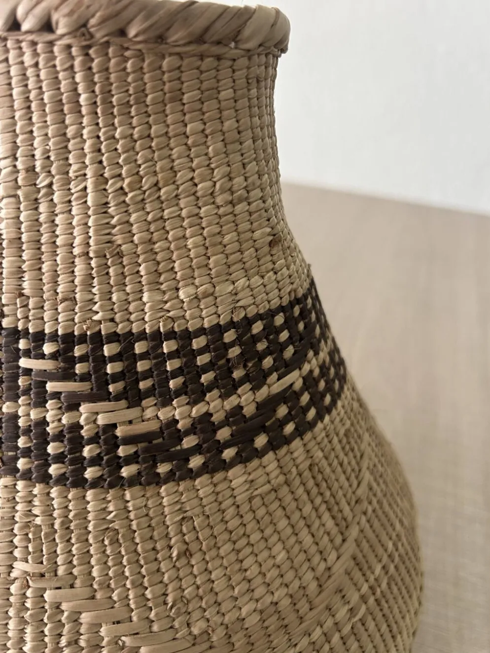 Panier Africain Binga (Tonga) tissé à la main