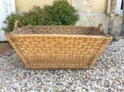 Panier ancien avec 2 anses