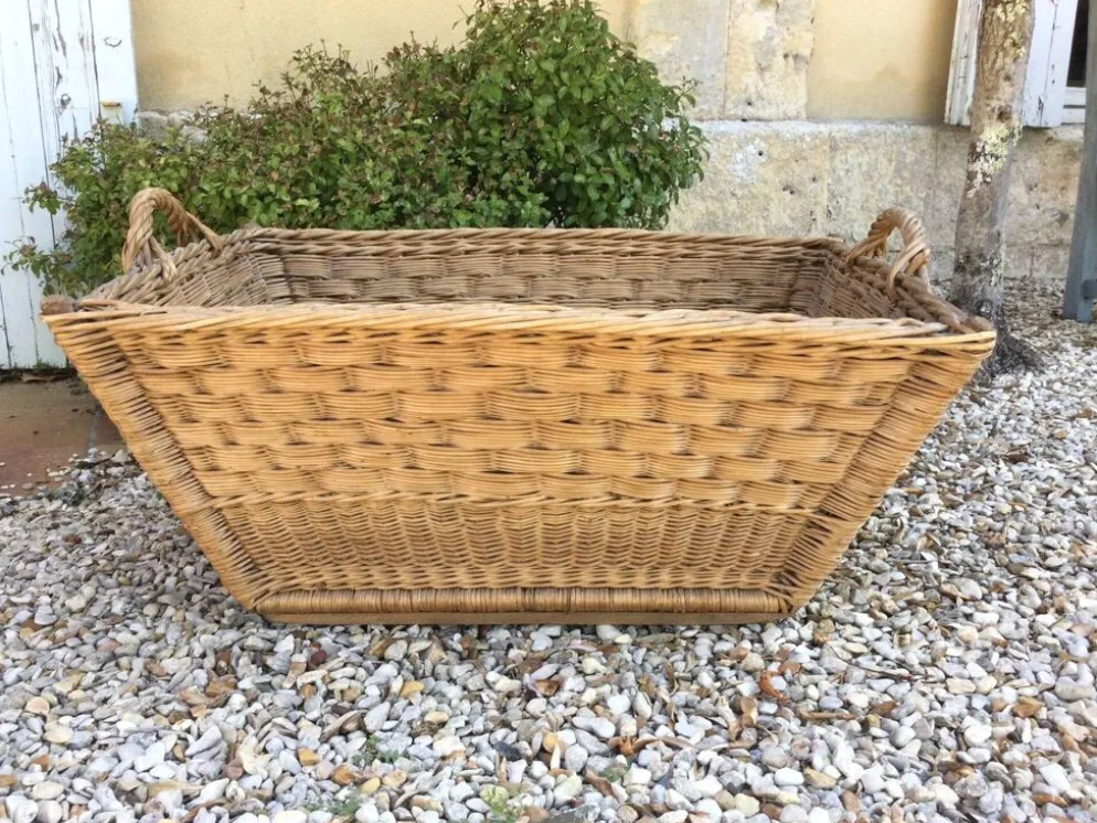Panier ancien avec 2 anses
