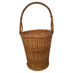 Panier avec anse en rotin 2 compartiments