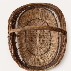 Panier à bûches en osier