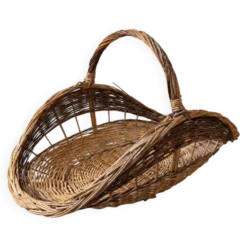 Panier à bûches en osier