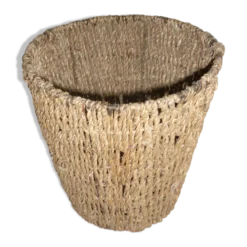 Panier corbeille à papier en corde tressée