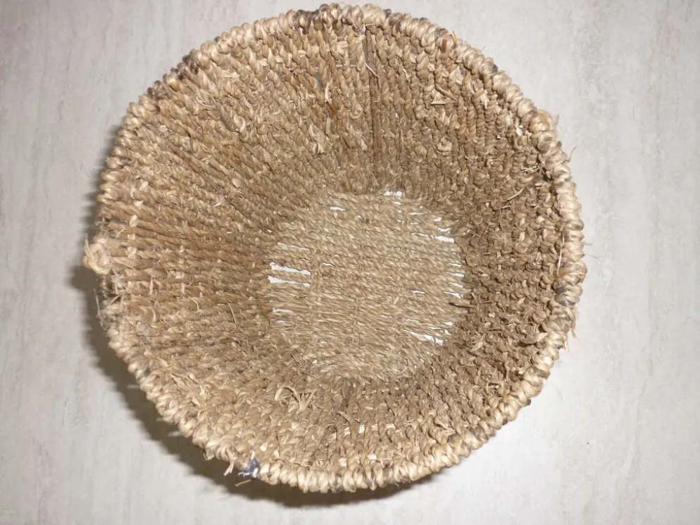 Panier corbeille à papier en corde tressée