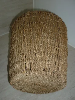 Panier corbeille à papier en corde tressée