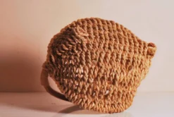 Panier de collecte antique fait main