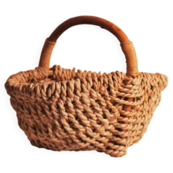 Panier de collecte antique fait main