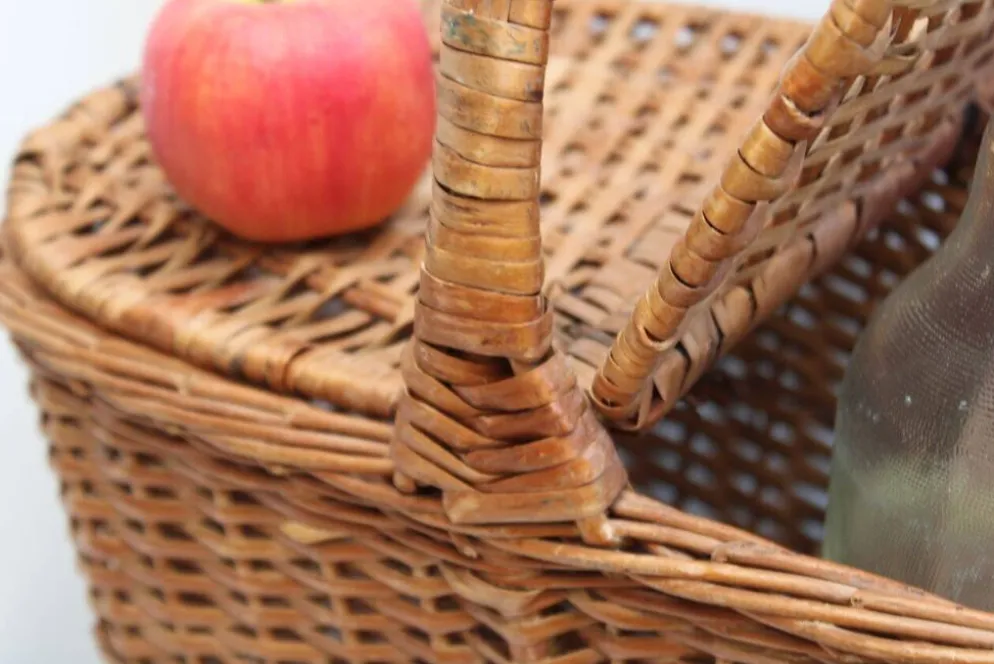 Panier de pique-nique en osier