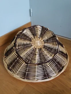Panier de présentation rond en osier