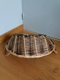 Panier de présentation rond en osier