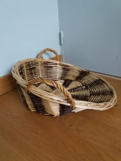 Panier de présentation rond en osier