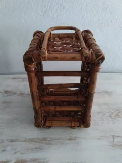 Panier de rangement en bambou