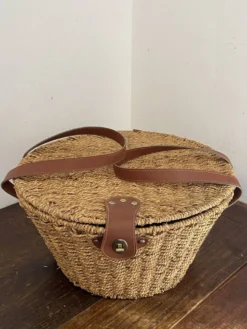 Panier en corde tressée