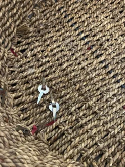 Panier en corde tressée