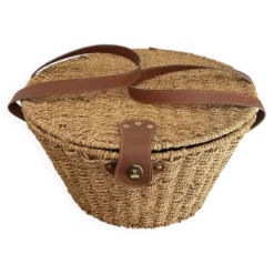 Panier en corde tressée