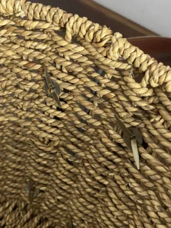 Panier en corde tressée