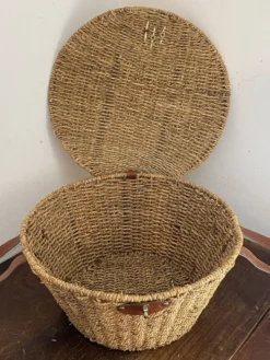 Panier en corde tressée