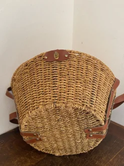 Panier en corde tressée