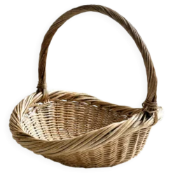 Panier en osier.