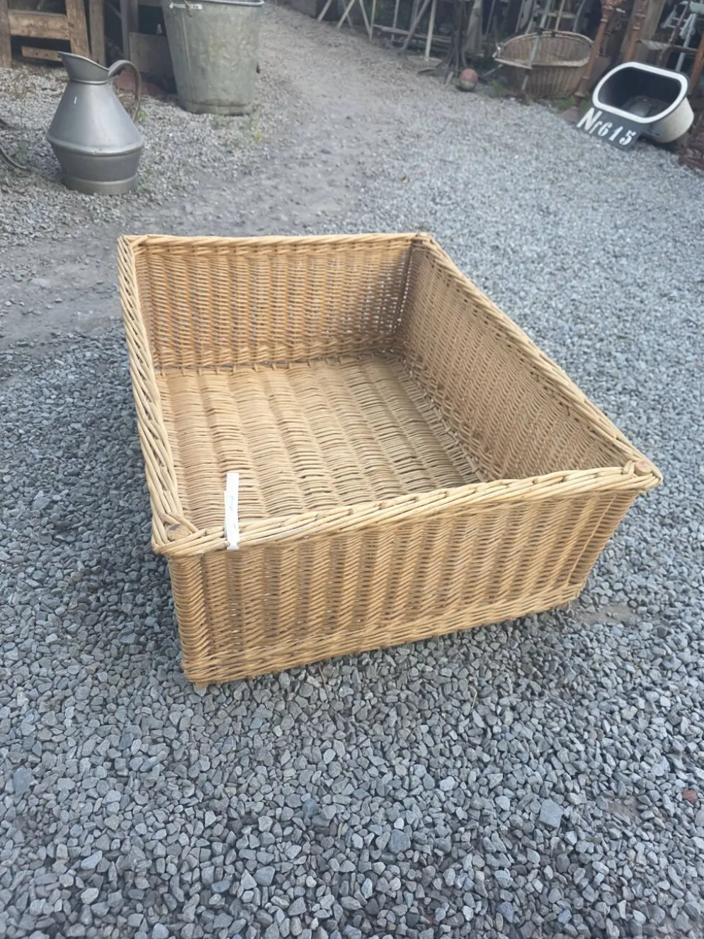 Panier en osier grand modèle
