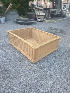 Panier en osier grand modèle