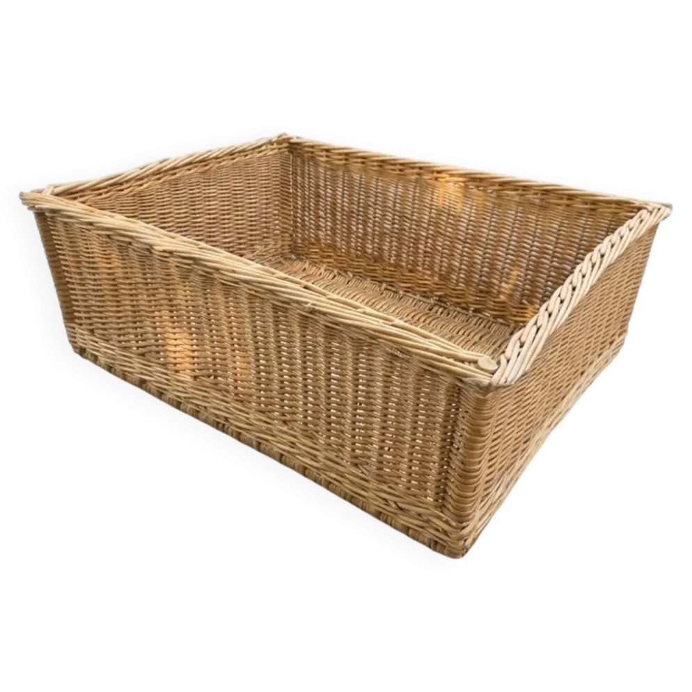 Panier en osier grand modèle