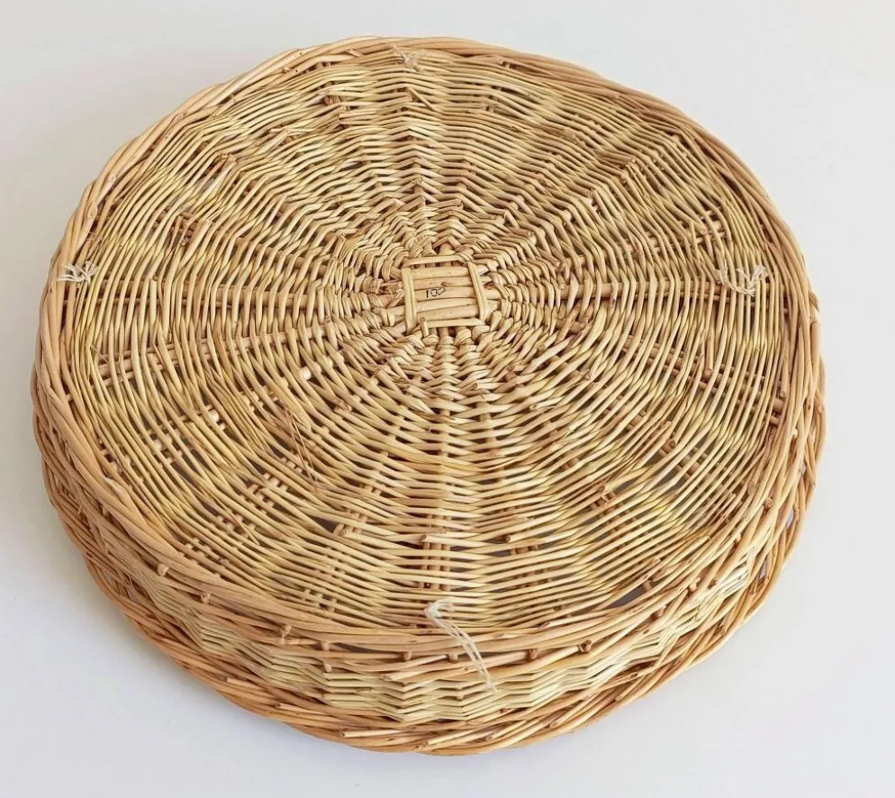 Panier en osier rustique de Provence – Vide-Poche – Milieu du 20e siècle