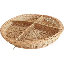 Panier en osier rustique de Provence – Vide-Poche – Milieu du 20e siècle