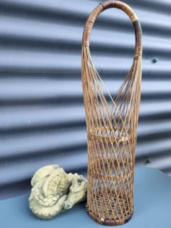 Panier à fleurs japonais osier tressé • Style Suruga Sensuji