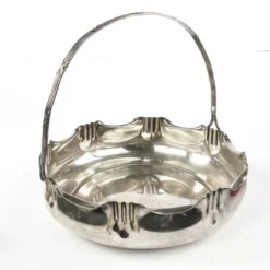 Panier à fruits Art Nouveau, argent, Kaiser, Allemagne, début du 20e siècle