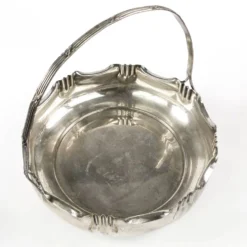 Panier à fruits Art Nouveau, argent, Kaiser, Allemagne, début du 20e siècle