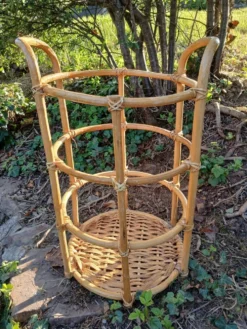 Panier à linge en osier