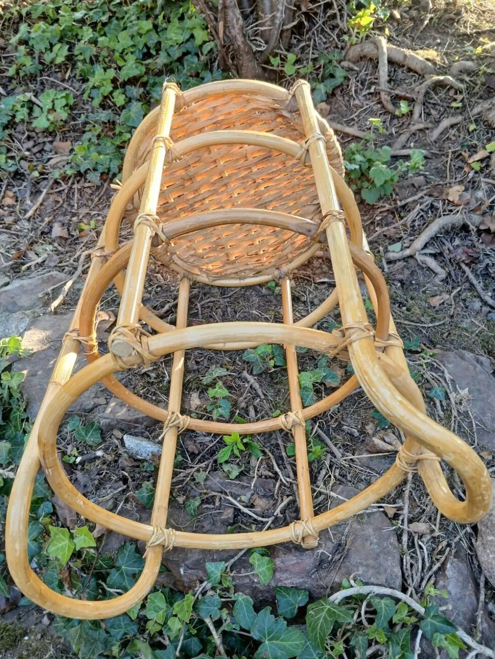Panier à linge en osier
