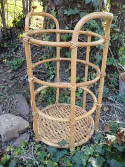 Panier à linge en osier