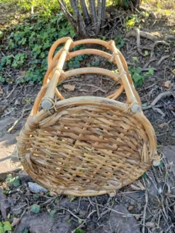 Panier à linge en osier
