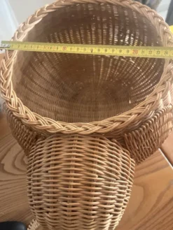 Panier éléphant en rotin