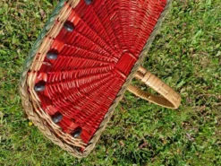 Panier pastèque rétro