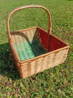 Panier pastèque rétro